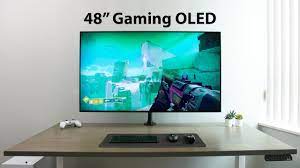 Although the price of crt monitors have dropped in recent years, to purchase one comparable to the size of an average consumer tv set would be quite. The Ultimate Small Tv Big Gaming Monitor Lg Cx 48 Inch 4k Oled Youtube