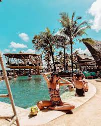 Laura Grampa Barbielaura Life Is Better At The Beach Finnsbeachclub Bali Travel Love Ootd Finns Finns Beach Club Bali Travel Luxury Villa Rentals