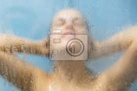 Home building & remodeling get the look: Naked Woman Stands In Douche Takes Shower Under Hot Water Feels Fototapete Fototapeten Entspannen Naturlichen Weiblich Myloview De