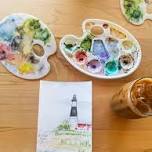Michigan Lighthouse Watercolor Class with Haley Jula Design