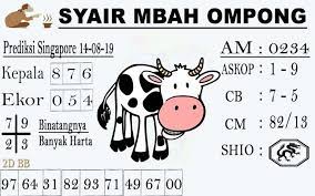 Syair Togel Singapore Hari Ini 14 Agustus 2019 Binatang Pengikut