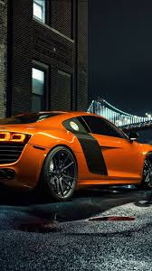 1080x1920 Orange Car Rear View Audi R8 Wallpaper In 2020 Audi R8 Wallpaper Orange Car Car Wallpapers