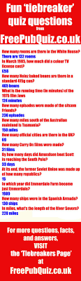 Buzzfeed editor keep up with the latest daily buzz with the buzzfeed daily newsletter! Tiebreaker Questions That Will Settle Your Pub Quizzes From The Pub Quiz Website Free Pub Quiz Pub Quizzes Pub Quiz Christmas Quiz