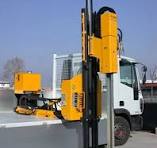 ORTECO hydraulic guardrail post pile driver - Pajot equipment