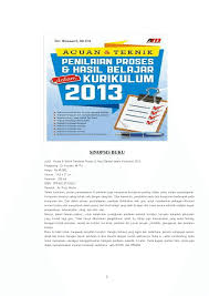 Maybe you would like to learn more about one of these? Pdf Acuan Teknik Penilaian Proses Hasil Belajar Dalam Kurikulum 2013