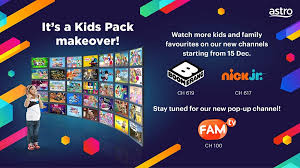 Pakej astro paling murah family lite rm21.20 sebulan. Astro Refreshes Kids Pack With Two Exciting New Channels Over 10 000 On Demand Episodes Showbiz Malay Mail