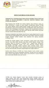 Membolehkan rakyat hidup dalam keadaan aman dan sentosa. Themalaysianinsight On Twitter Just In In An Unprecedented Move The King Sultan Muhammad V Has Resigned