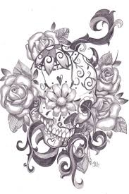 As each tattoo on every individual person will mean something different, the symbols and designs around it will also vary. Skull Flowers Tattoo Design If I E