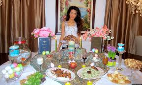 A Haft Sin Table Prepared For Nowruz Nowruz Nowruz Table March Equinox