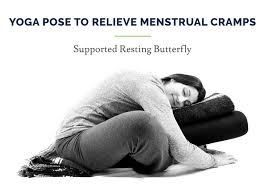 yoga pose to relieve menstrual crs