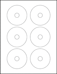 Word, pages), while pdf templates can only be edited using a graphics package (e.g. 3 Mini Cd Labels Standard White Matte Ol5600wx