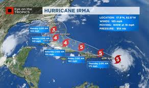 hurricane irma path live updates irma track heads for