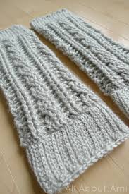 Please pay with a share! Cabled Legwarmers Boot Cuffs All About Ami