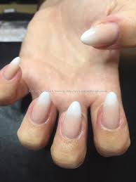 Does it get more glamorous than gradient nails? Pink And White Ombre Nails Almond Shape Nail And Manicure Trends