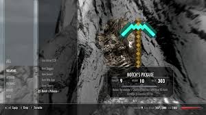The effects would probably need to be at least a little different, given the extreme differences in mechanics. Minecraft Notched Pickaxe At Skyrim Nexus Mods And Community