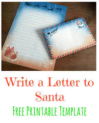Here you will find a free printable letter and envelope, with easy to make instructions. Write A Letter To Santa With This Free Template With Envelope