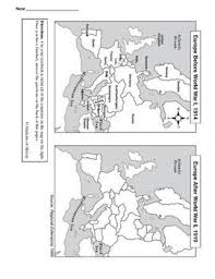 World War I Map Analysis Worksheet Wwi Maps Me On A Map Summary Graphic Organizer