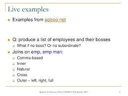 In the column named total, the figure comes on the basis of 'whichever is higher'. Ppt Ocl2 Oracle 10 G Sql Pl Sql Session 5 Powerpoint Presentation Id 585787