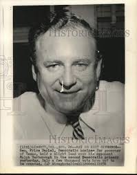 1956 Press Photo Democratic Nominee for Governor, Sen. Price Daniel, Liberty,  TX