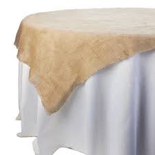 Natural Burlap Square Table Overlay 48 Inch Burlapweddings Burlap Fabric Decorative Cover Table Overlays