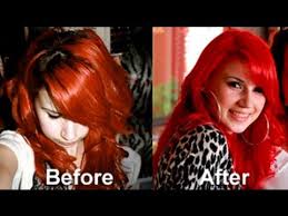 Bright Red Hair No Pre Bleaching Tutorial Using Majicontrast