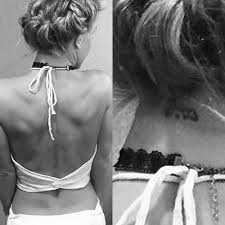 Words/ sayings will be backwards on the film. Britney Spears 9 Tattoos Meanings Steal Her Style