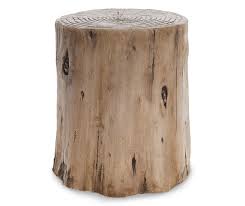 wilson fisher 17 log stools faux wood metal nesting tables