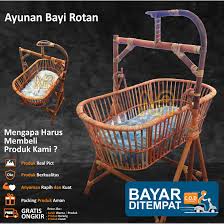 Namun ada beberapa hal yang terdapat pada ayunan dapat membahayakan anak. Jual Ayunan Rotan Bayi Baru Lahir Terbaru Lazada Co Id