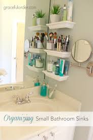 Small Floating Shelves Next To The Sink To Get Clutter Off The Sink But Keep It Handy Should Small Bathroom Sinks Bathroom Storage Solutions Bathroom Makeover