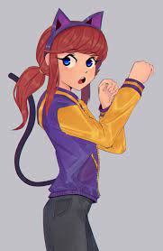 Slavyan S Nyakuza Hat Kid Drawing Uwu Girl With Hat A Hat In Time Fanart A Hat In Time Art