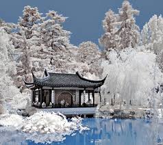 Winter Garden Stunning Chinese Garden Winter Garden Architecture Wallpaper