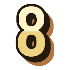 Number 8 - Free shapes and symbols icons