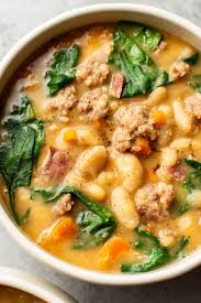 This Italian Sausage And White Bean Soup Is Easy To Make Simple And Oh So Delicious It S Also Got Sausage Soup Recipes Bean And Sausage Soup White Bean Soup