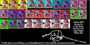 Are you that noob who wants to mod fnf's funky sprites but don't have the skills? Square Guides For Boyfriend Friday Night Funkin Tutorials