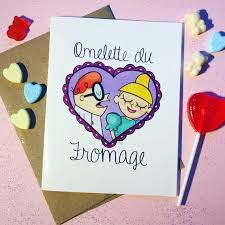 Dexter Omelette Du Fromage Cute Love Etsy Valentines Cards Love Valentines Geeky Gift