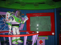 The buzz lightyear ride is awesome!, its my favorite ride. Buzz Lightyear Astro Blasters Disneyland Park California