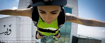 Clair Marie wanted to be a base jumper at age eight