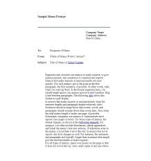 Business Memo Templates 40 Memo Format Samples In Word
