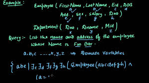Introduction To Domain Relational Calculus Youtube