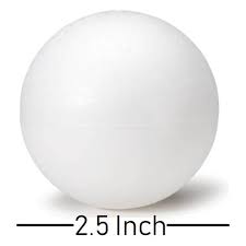 How to make a animal cell with styrofoam ball. 2 5 Inch Foam Ball Polystyrene Balls For Art Crafts Projects Walmart Com Walmart Com