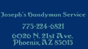 Maybe you would like to learn more about one of these? Joseph S Handyman Service Home Facebook