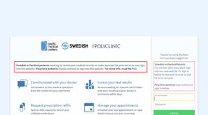 visit mychart swedish org mychart application error page