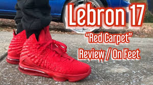 4.7 out of 5 stars 77. Lebron 17 Red Carpet Review On Feet Youtube