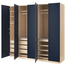 Ikea Pax Wardrobe White Stained Oak Effect Hamnas Black Blue The Abstract Pattern Is Made In 3d Relief Which Is A Ikea Pax Ikea Pax Wardrobe Pax Wardrobe