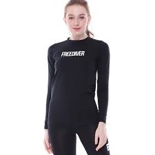 Baju kaos oblong polos lengan panjang pria wanita hitam putih grosir murah sablon bukan gildan pejuang rupiah anak rantau. Jual Tiento Baselayer Rashguard Compression Snorkerling Freediver Kaos Diving Pakaian Renang Lengan Panjang Wanita Black Original Terbaru Juli 2021 Blibli