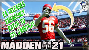 Ea Releases Emergency Patch To Fix Madden 21 Gameplay Ahead Of Madden 21 Weekend League Youtube