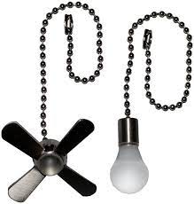 You only need to disconnect the wires coming from the lighting fixture. Harbor Breeze 6 In Brushed Nickel Metal Pull Chain Amazon Com