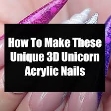 Check out our unicorn nails selection for the very best in unique or custom, handmade pieces from our craft supplies & tools shops. How To Make These Unique 3d Unicorn Acrylic Nails