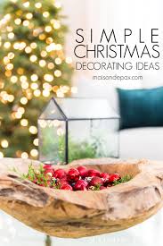 We've got christmas decoration ideas aplenty. Simple Red And Green Christmas Living Room Maison De Pax