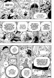 This is page 1 of one piece 1023, click or swipe the image to go to page 2 of the manga. Pks3kgougxgiwm